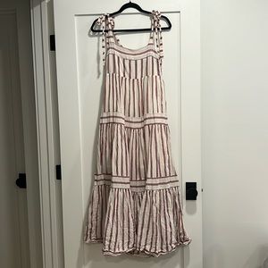 Mango Striped Maxi Dress “Indi” Size Small